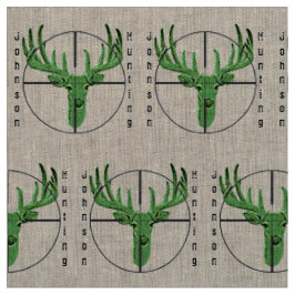 Machen Sie Ihr eigenes Rotwild-Jagd-Logo Stoff