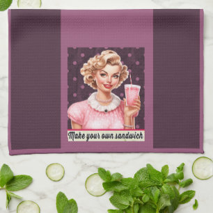 Machen Sie Ihr eigenes Sandwichhandtuch Geschirrtuch