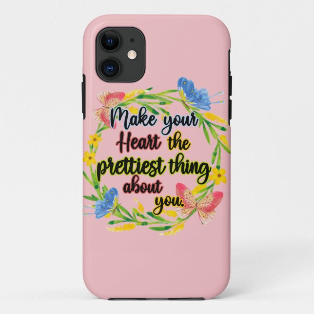 Machen Sie Ihr Herz zum Hübschsten über Sie Case-Mate iPhone Hülle (Rückseite)