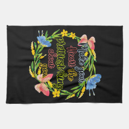 Machen Sie Ihr Herz zum Hübschsten über Sie Geschirrtuch