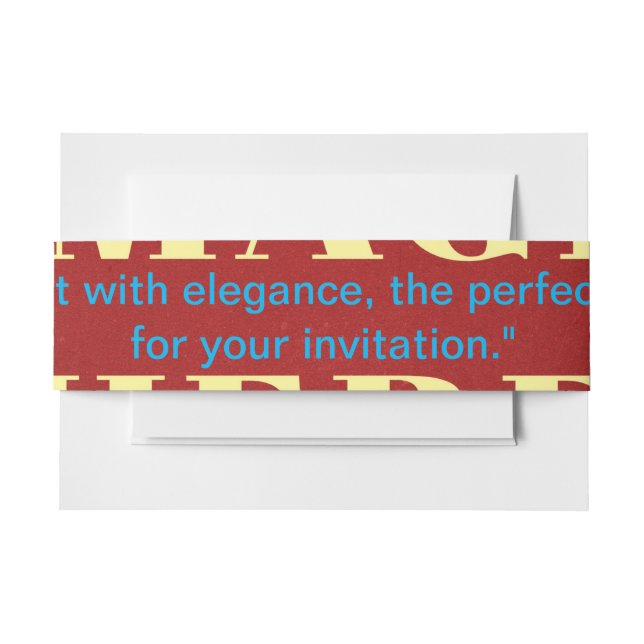 Machen Sie Ihr Lieblingsprodukt aus mehreren Desig Einladungsbanderole (Vorderseite Beispiel)