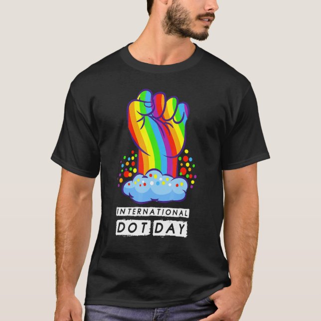 Machen Sie Ihr Mark sehen, wo es dauert, Regenboge T-Shirt (Vorderseite)