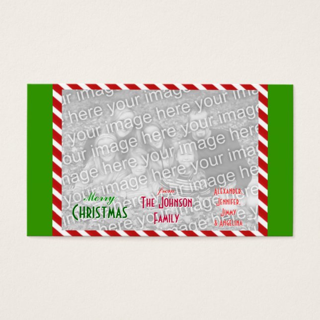 Machen Sie Ihr persönliches fröhliches Weihnachts- (Vorderseite)