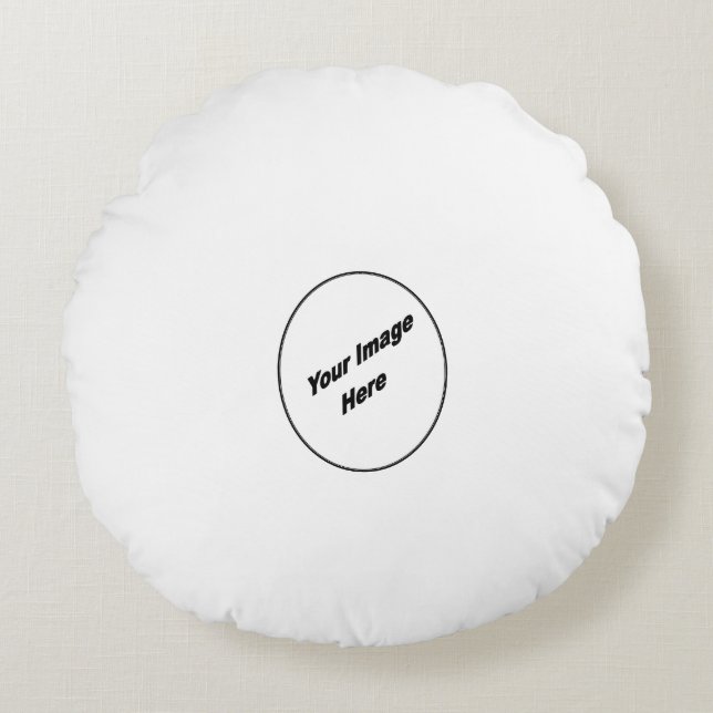 Machen Sie Ihr von einem netten runden Rundes Kissen (Vorderseite)