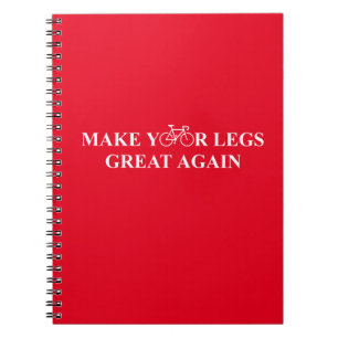 Machen Sie Ihre Beine wieder groß Notizblock