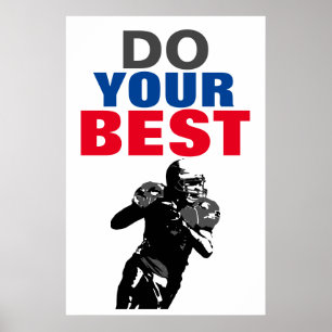 Machen Sie Ihre besten Fußball Inspiration Poster