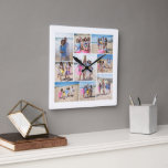 Machen Sie Ihre eigene 9-FotoCollage Personalisier Quadratische Wanduhr<br><div class="desc">Machen Sie Ihre eigene 9 Foto Collage Personalisierte quadratische Wanduhr aus Ricaso - diese Personalisierte Uhr des Fotos ist leicht anzupassen .. einfach Fotos hinzufügen - Senden Sie als ein einzigartiges Geschenk von Ihnen personalisierte Zeit Stück oder kreieren Sie es für sich selbst - ein wunderbares herzliches Stück voller großartiger...</div>