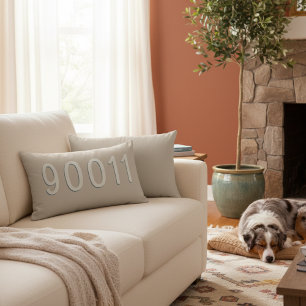 Machen Sie Ihre eigene Creme Beige Zuhause Zip Cod Lendenkissen