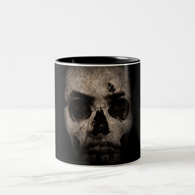 Machen Sie Ihre eigene dunkle Seite der Kraft... Zweifarbige Tasse (Mittel)