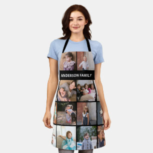 Machen Sie Ihre eigene Foto-Collage und nennen Sie Schürze