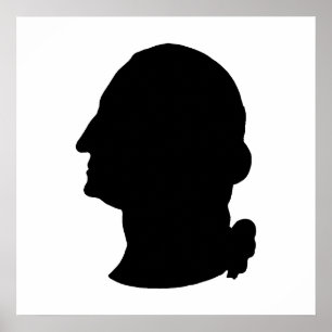 Machen Sie Ihre eigene George Washington Silhouett Poster