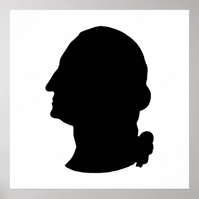 Machen Sie Ihre eigene George Washington Silhouett Poster (Vorne)