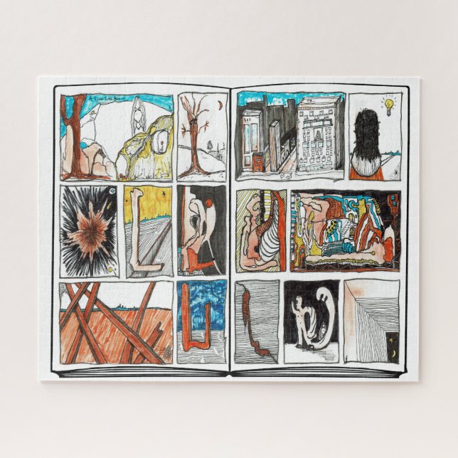 Machen Sie Ihre eigene Geschichte Puzzle (Horizontal)