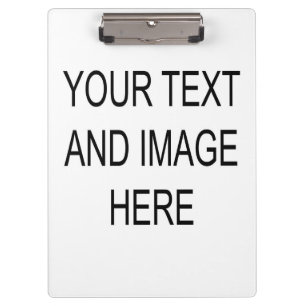 Machen Sie Ihre eigene Gewohnheit personalisiert Klemmbrett