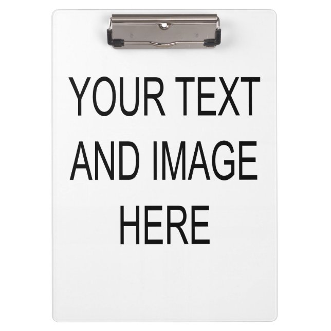 Machen Sie Ihre eigene Gewohnheit personalisiert Klemmbrett (Vorderseite)