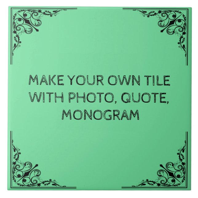 MACHEN SIE IHRE EIGENE KERAMIK FLIESE (Vorderseite)