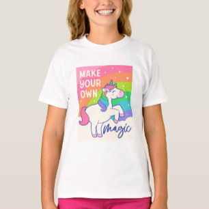 Machen Sie Ihre eigene Magie   Niedliches Einhorn T-Shirt