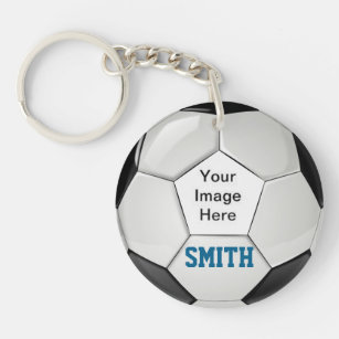 Machen Sie Ihre eigene maßgeschneiderte Fußball-Ma Schlüsselanhänger