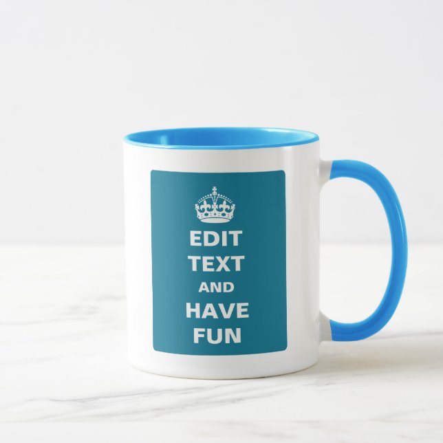 Machen Sie Ihre eigene Parodie Tasse (Rechts)