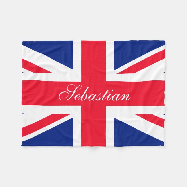 Machen Sie Ihre eigene Personalisierte britische F Fleecedecke (Vorderseite (Horizontal))