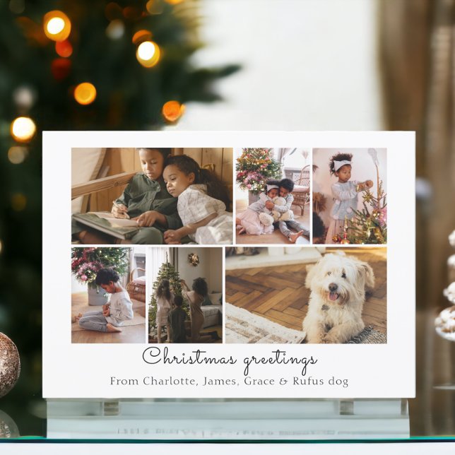 Machen Sie Ihre eigene Personalisierte Fotokassett Einladung (Make Your Own Photo Collage Personalized Card for Christmas or other occasions from Ricaso)