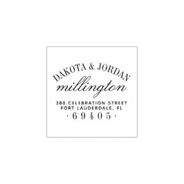 Machen Sie Ihre eigene Personalisierte Hochzeitsst Gummistempel