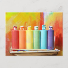 Machen Sie Ihre eigene Regenbogenfotografie Postkarte