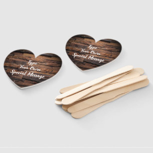 Machen Sie Ihre eigene rustikale Hochzeit draußen Fächer