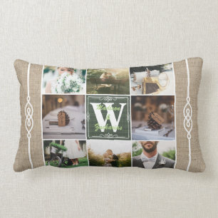 Machen Sie Ihre eigene rustikale Wedding Instagram Lendenkissen