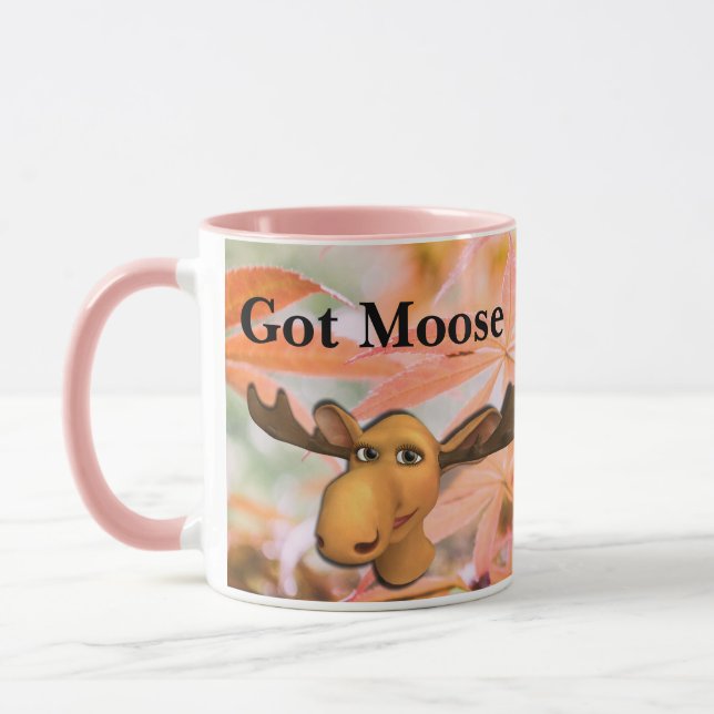 Machen Sie Ihre eigene Überschrift - Rosa Tasse (Links)