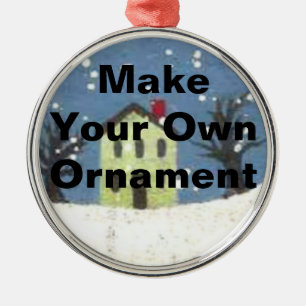 Machen Sie Ihre eigene Verzierung Ornament Aus Metall