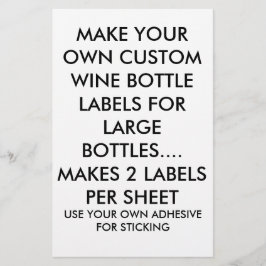 MACHEN SIE IHRE EIGENE WEINFLASCHENETIKETTIERUNG F FLYER