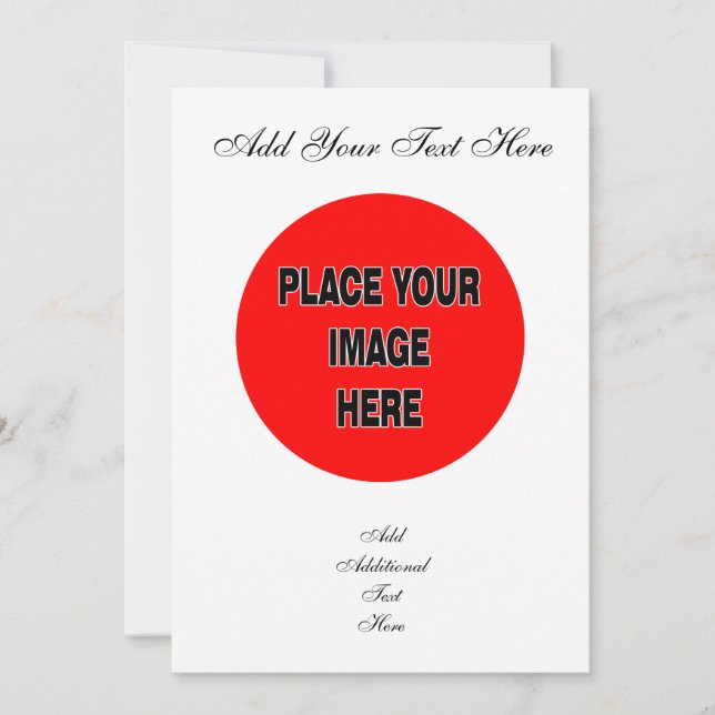 Machen Sie Ihre eigenen Einladungen (Vorderseite)