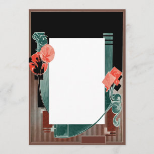 Machen Sie Ihre eigenen Einladungen - Art Deco