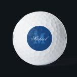 Machen Sie Ihre eigenen Namen Mongram Golf Bälle<br><div class="desc">Maßgeschneiderte, blaue Monogramm-Golfbälle für Damen und Herren. Mit Monogramm Golfbälle mit stilvoller Schriftzeichen. Personalisiertes Golf Ball Set mit Ihrem eleganten Text. Anpassbare Vorlage mit individuelle Name und mit Monogramm Anfangsbuchstaben. Stilvolle Geburtstagsgeschenkidee für Golfer und Golfer. Geeignet für sportliche Männer und Frauen. Machen Sie Ihr eigenes personalisierbares Golfgeschenk für Vater, Vater,...</div>