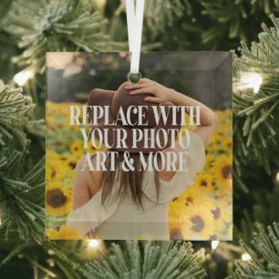 Machen Sie Ihre eigenen personalisiert Ornament Aus Glas