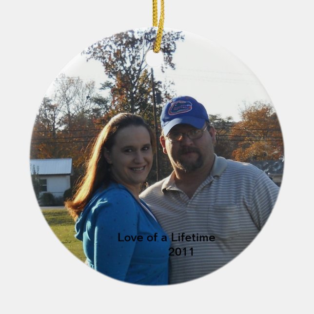 machen Sie Ihre eigenen Verzierungen Keramik Ornament (Vorne)