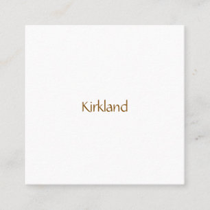Machen Sie Ihre Marke 2,5" x 2,5" im Quadrat Quadratische Visitenkarte