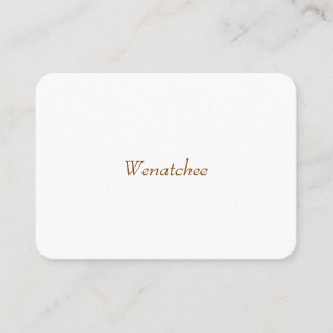 Machen Sie Ihre Marke 3,5" x 2,5" abgerundet Visitenkarte