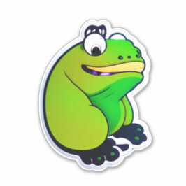 Machen Sie Ihre Marke mit Froggy Sticker Art
