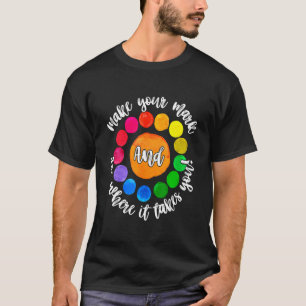 Machen Sie Ihre Marke sehen, wohin sie Niedliche P T-Shirt