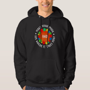 Machen Sie Ihre Marke sichtbar, wohin sie Sie auf Hoodie