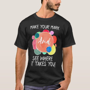 Machen Sie Ihre Marke sichtbar, wohin sie Sie auf T-Shirt