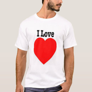 Machen Sie Ihre Selbst Entwurf i-Liebe-(Herz) T-Shirt