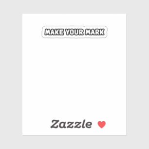 Machen Sie Ihren Beitrag zur Legacy-Wirkung Aufkleber