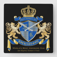 Machen Sie Ihren eigenen Coat von Arms Blue Gold L