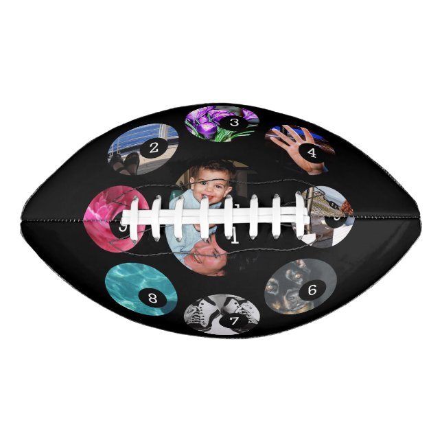 Machen Sie Ihren eigenen Fotodekor leicht mit 9 Football (Vorderseite)