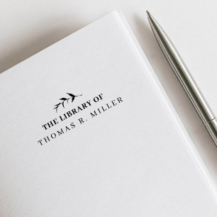 Machen Sie Ihren eigenen Klassiker aus der Bibliot Gummistempel