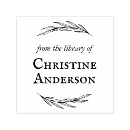 Machen Sie Ihren eigenen Kranz aus der Bibliothek Permastempel