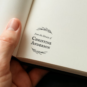 Machen Sie Ihren eigenen Kranz aus der Bibliothek  Permastempel